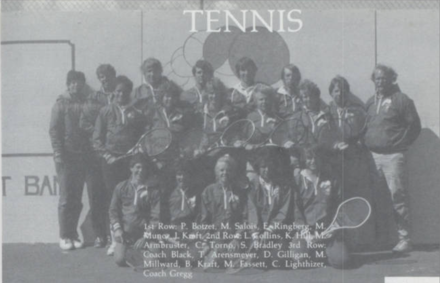 Picture of 1997 Wolves' boys tennis team
