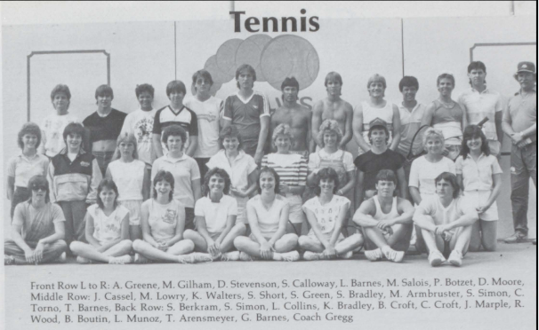 Picture of 1997 Wolves' boys tennis team