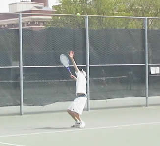 Picture of Keithan serving