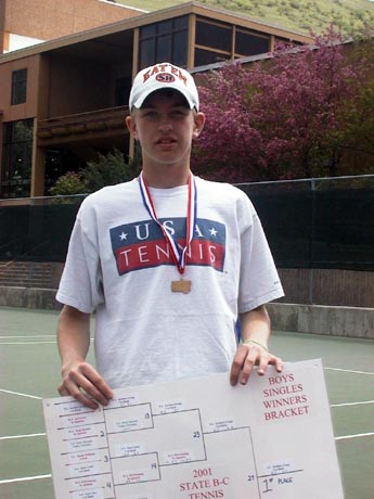 State Singles Champion - freshman, Keithan 