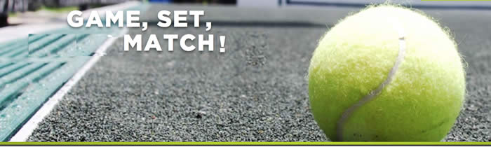Game Set Match picture of tennis ball