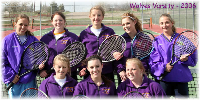 Picture of Wolves 2006 Varsity girls' team